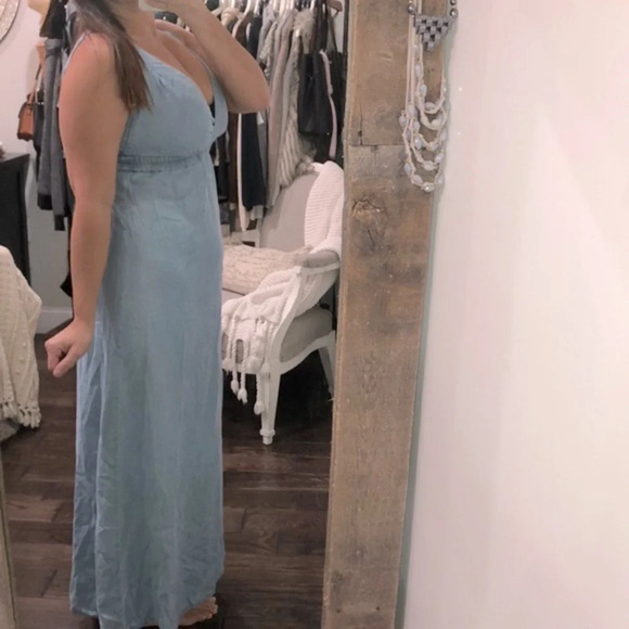 Holding Horses size 2 malpais chambray maxi dress - Picture 2 of 6